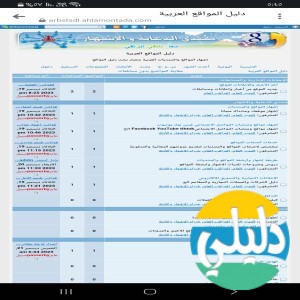 الدليل العربي-دليل المواقع العربية