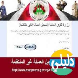 الدليل العربي-مواقع مجتمعية-عمالة-وزاره القوي العامله المصريه